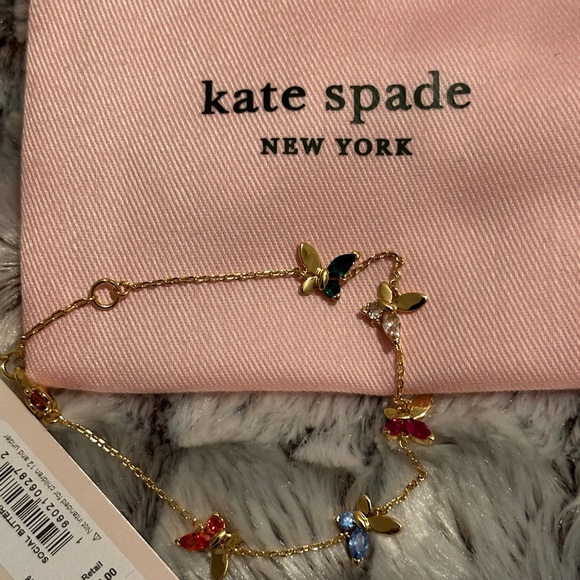 Kate Spade social butterfly bracelet comes with dust bag, NWT - Picture 4 of 6